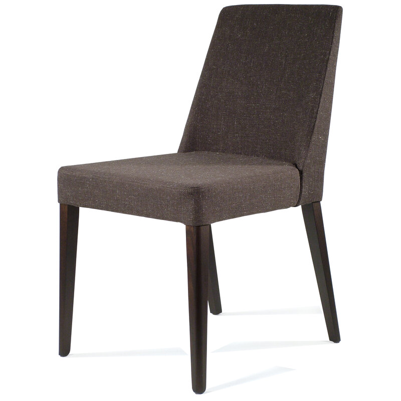 Busetto S054 Modern chair with solid beech or ash wood legs 1