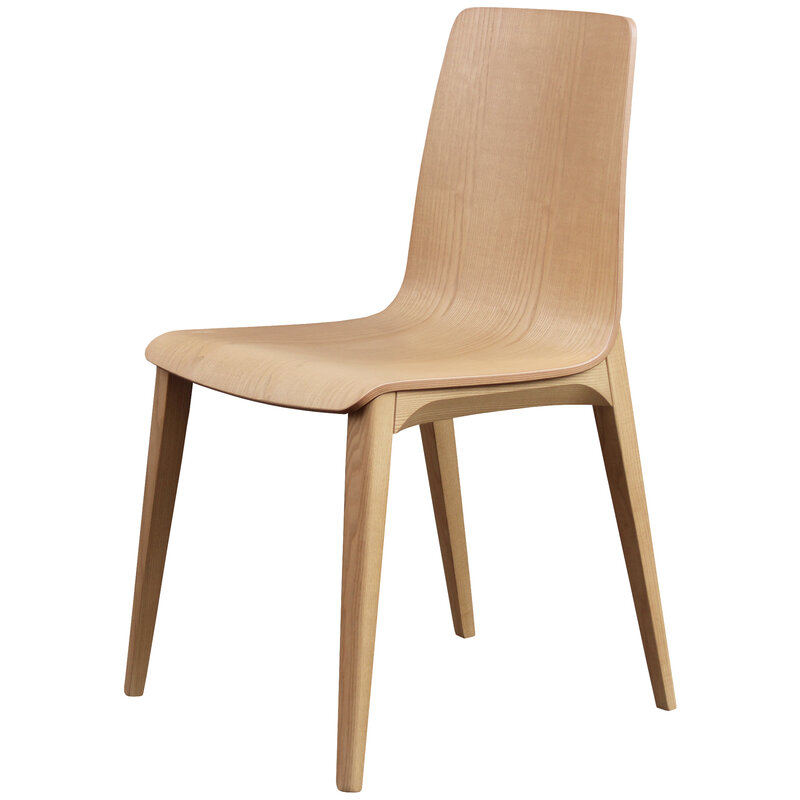 Busetto S059L Modern ash wood chair, available in a choice of finishes 1