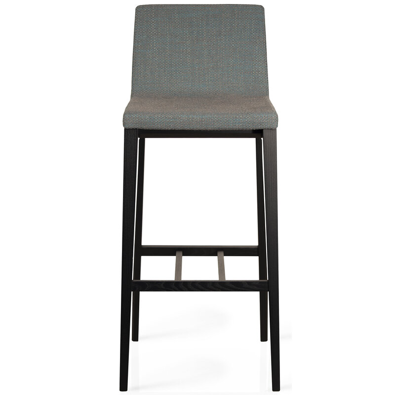 Busetto S066SH Contemporary barstool in solid ash wood, available in a choice of finishes 3
