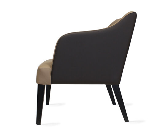 Busetto P011Q Modern armchair made in solid ash wood, available in a choice of finishes 2