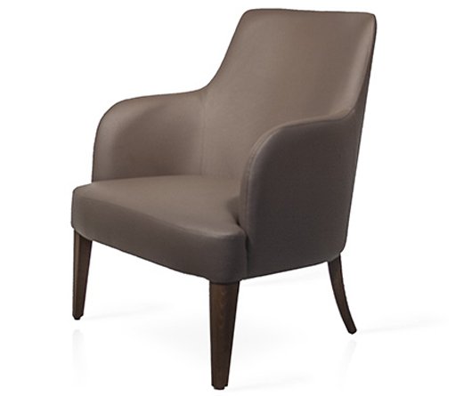 Busetto P024QH Modern armchair made in solid beech wood, available in a choice of finishes 1