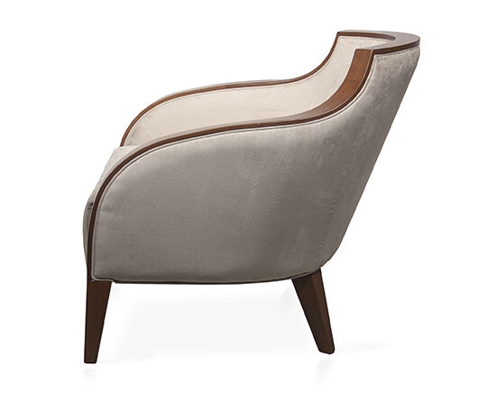 Busetto P054Q Modern armchair made in solid beech wood, available in a choice of finishes 2