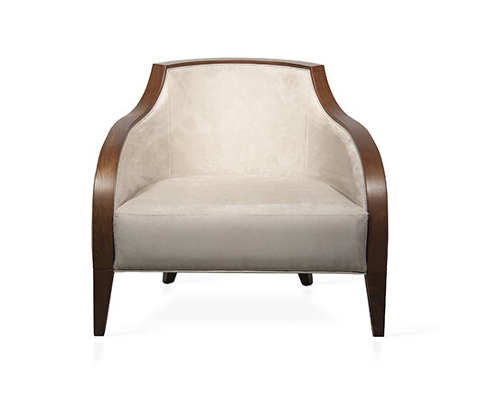 Busetto P054Q Modern armchair made in solid beech wood, available in a choice of finishes 3