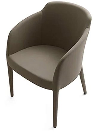 Busetto P264Q Modern armchair with ash wood legs, fully upholstered 1