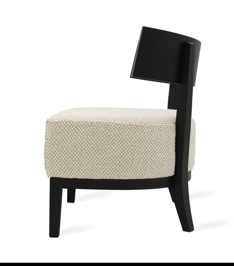 Busetto P007 Modern armchair made in solid ash wood, available in a choice of finishes 2