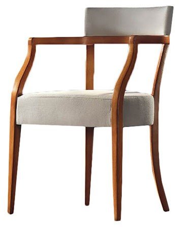 Busetto P419 Classical chair with armrest made in solid beech wood, available in a choice of finishes 1