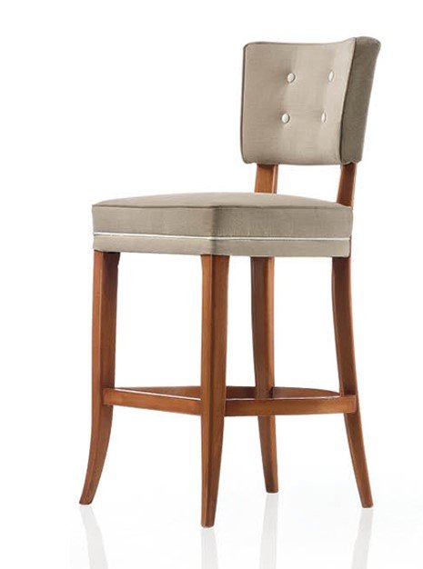 Busetto S758S Classical barstool in solid beech wood, available in a choice of finishes 1