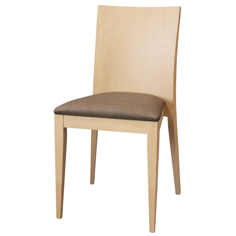 Busetto S114IMQ Contemporary chair made in solid beech wood 1