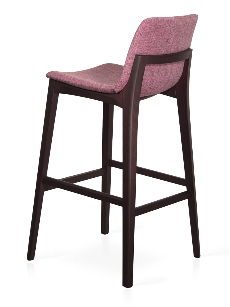 Busetto S061S Modern barstool in beech or ash solid wood 2
