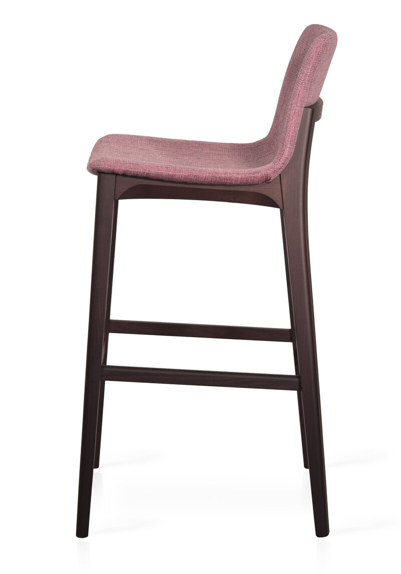 Busetto S061S Modern barstool in beech or ash solid wood 3