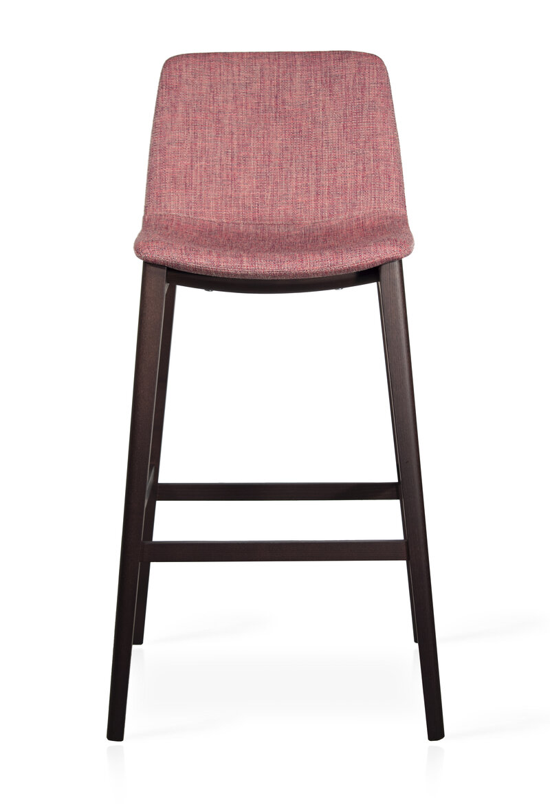 Busetto S061S Modern barstool in beech or ash solid wood 4