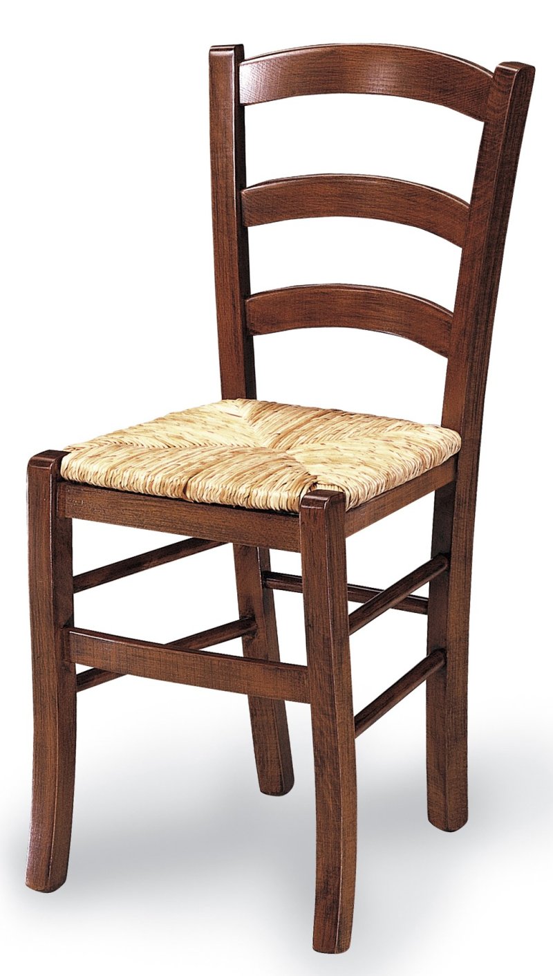 Busetto S976 Country style chair made in solid beech or ash wood, available in a choice of finishes 1